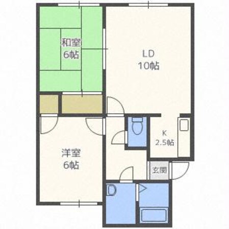 和光ハイツ１号棟の物件間取画像